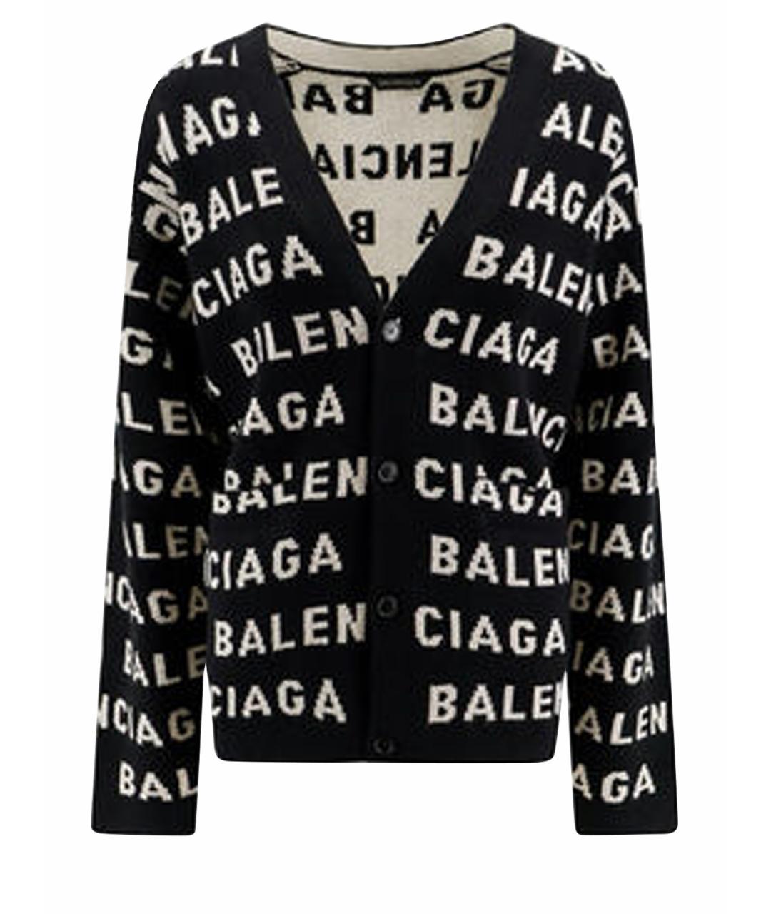 BALENCIAGA Черный кардиган, фото 1