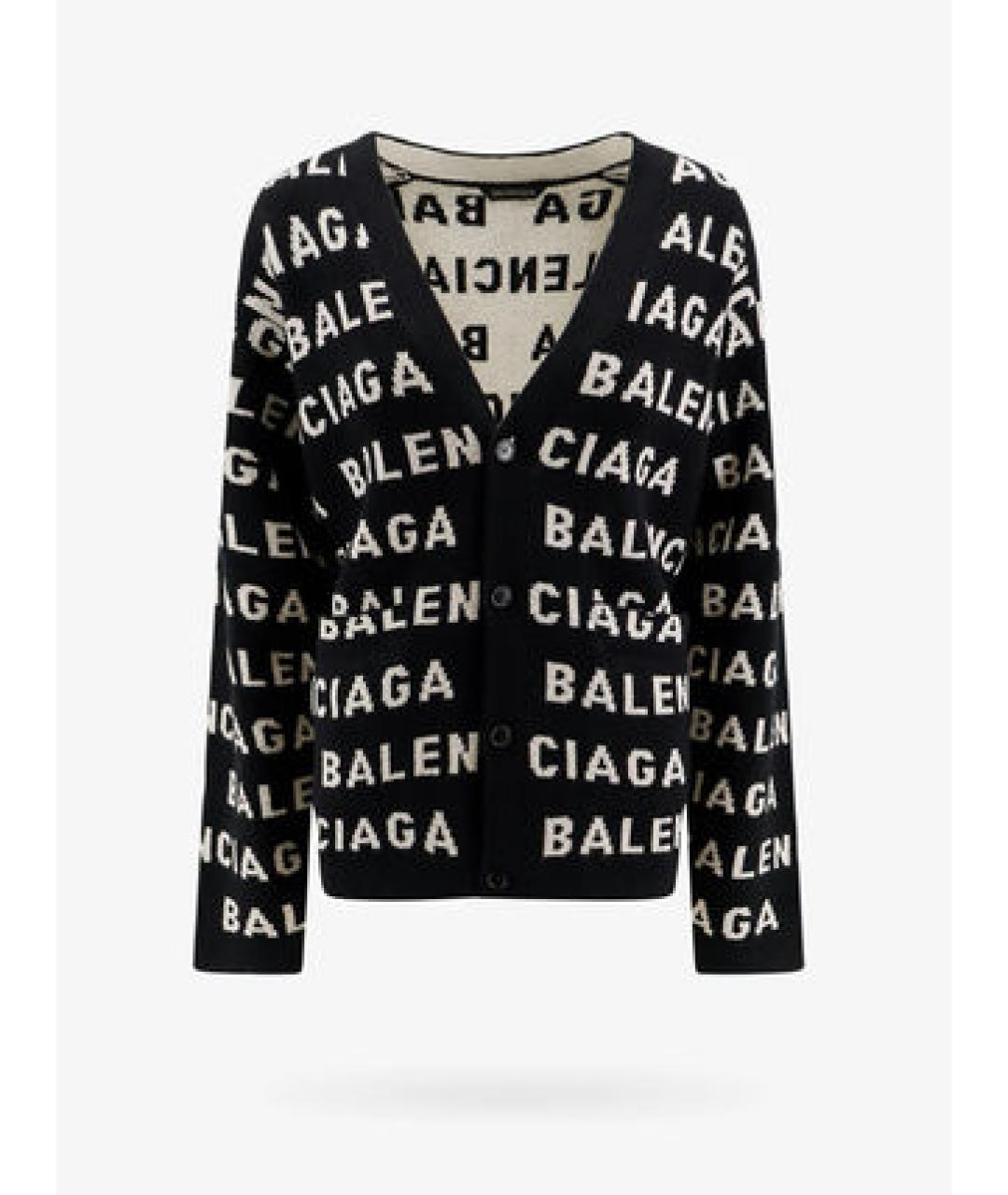 BALENCIAGA Черный кардиган, фото 4