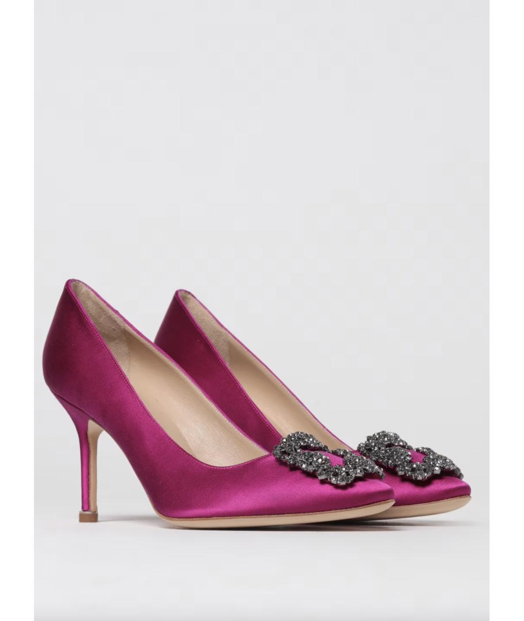 MANOLO BLAHNIK Розовые туфли, фото 2