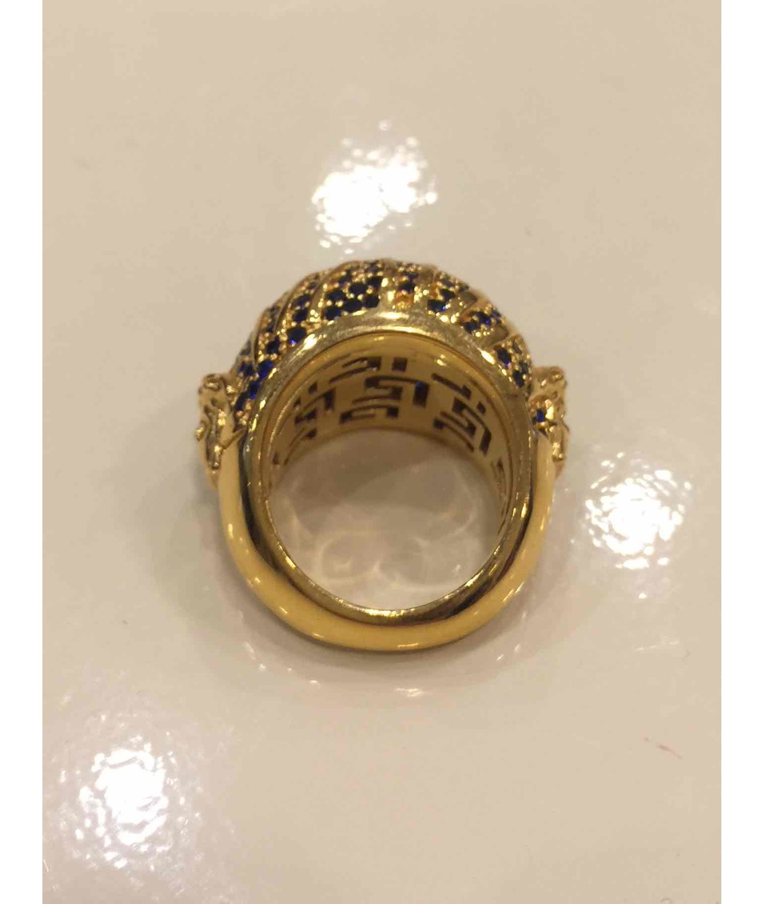 VERSACE Желтое кольцо из желтого золота, фото 3