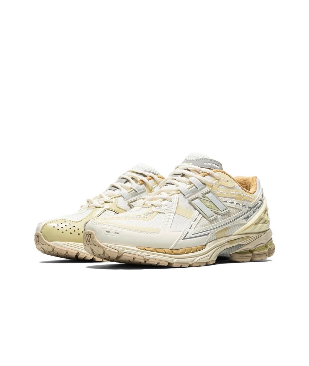 NEW BALANCE Белые текстильные кроссовки, фото 3