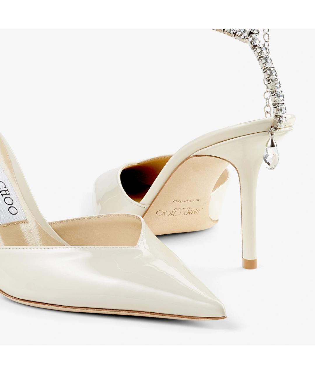 JIMMY CHOO Бежевые туфли, фото 6