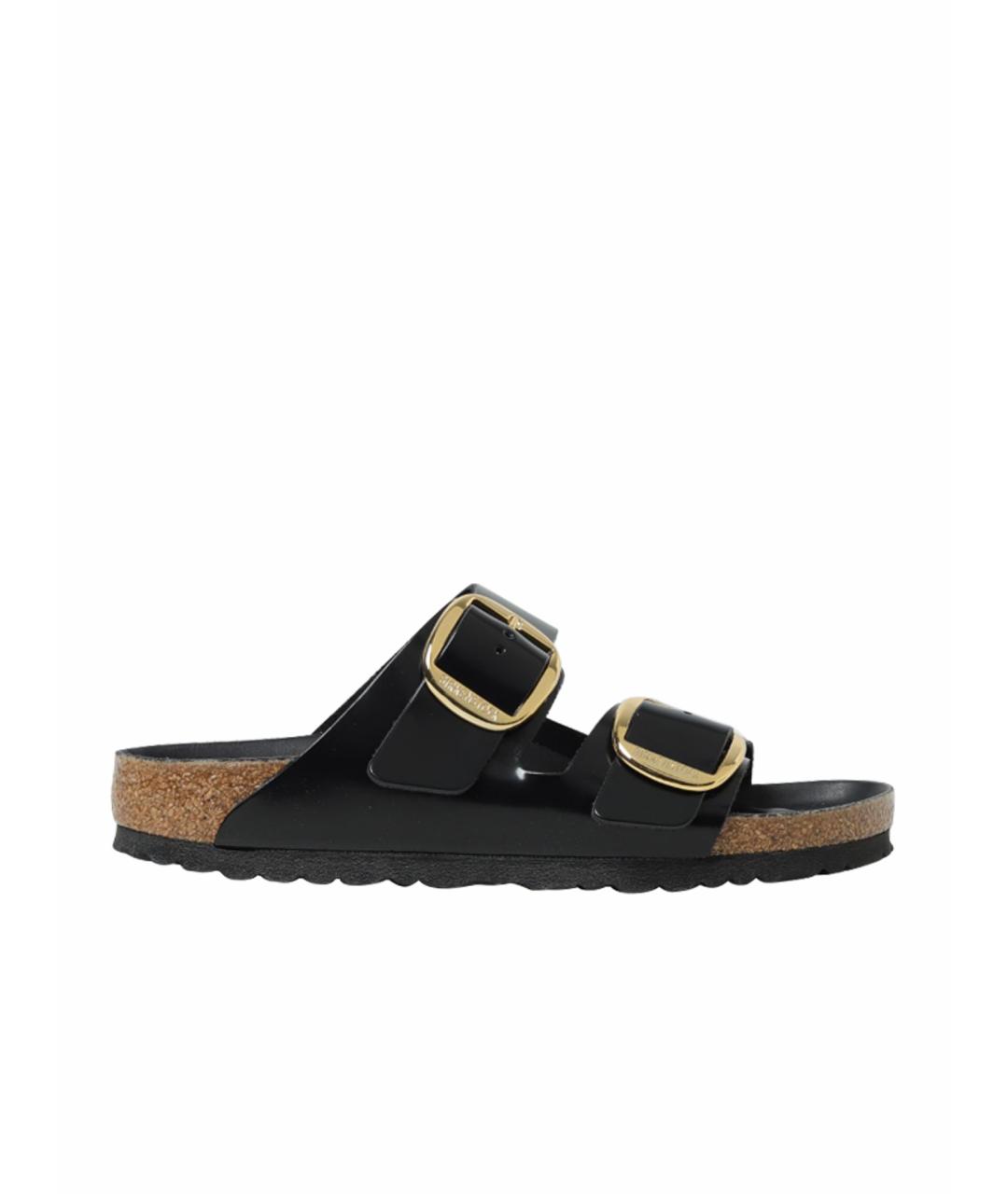 BIRKENSTOCK Черные шлепанцы, фото 1