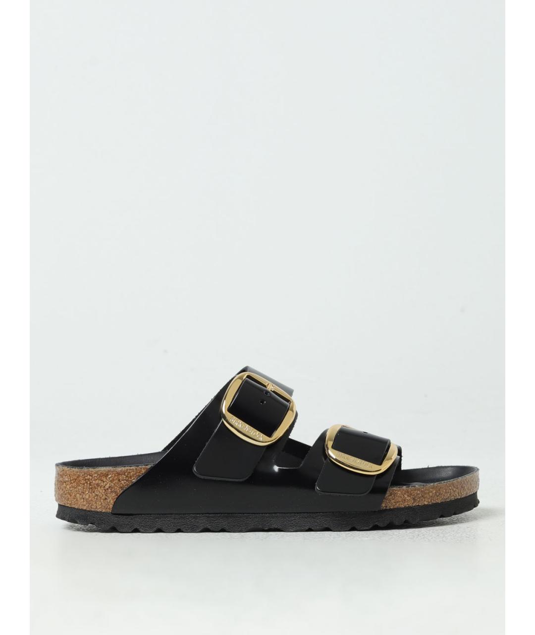 BIRKENSTOCK Черные шлепанцы, фото 3