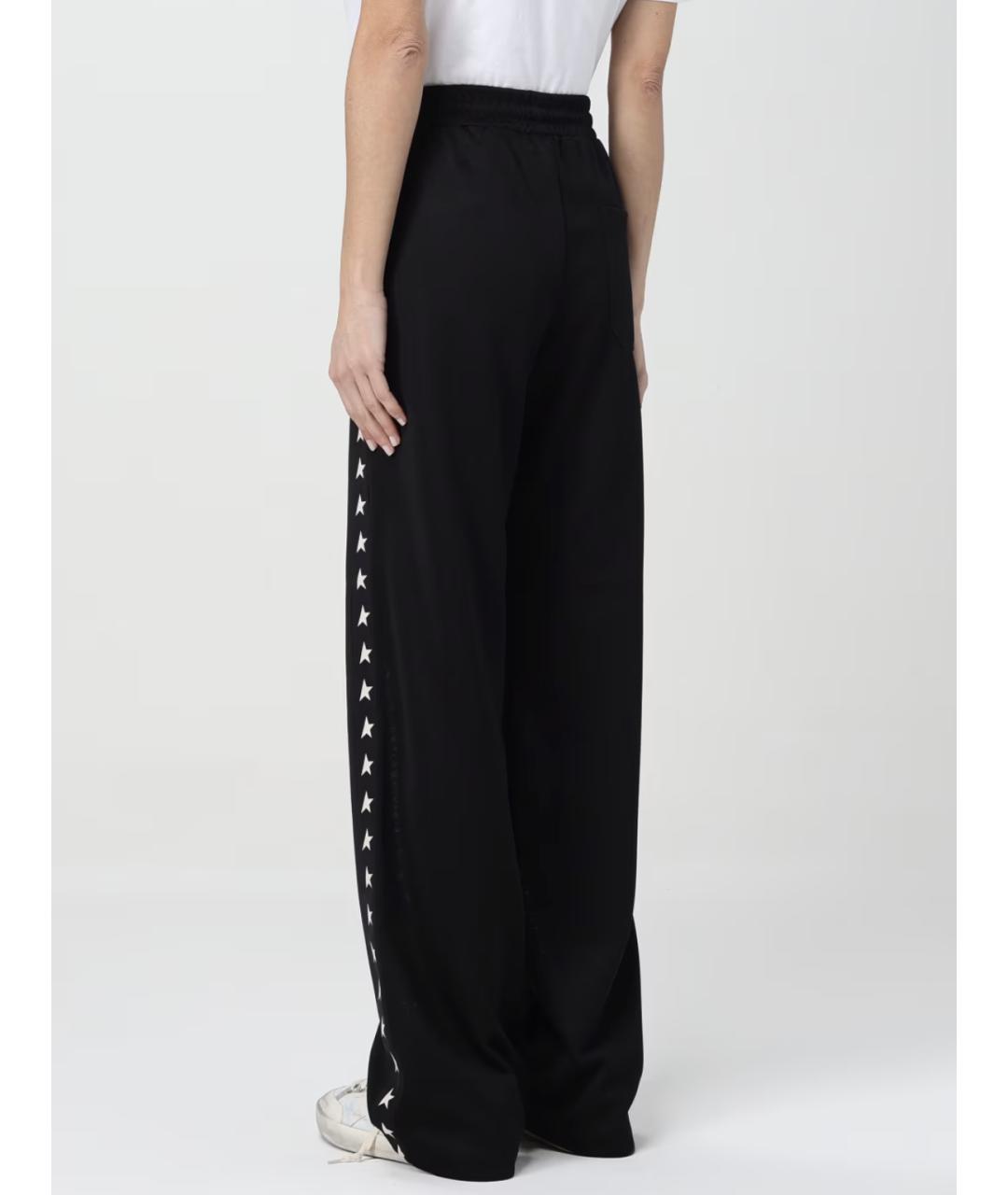 GOLDEN GOOSE DELUXE BRAND Черные прямые брюки, фото 5