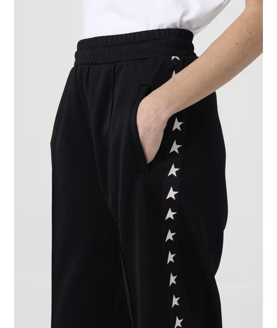 GOLDEN GOOSE DELUXE BRAND Черные прямые брюки, фото 2