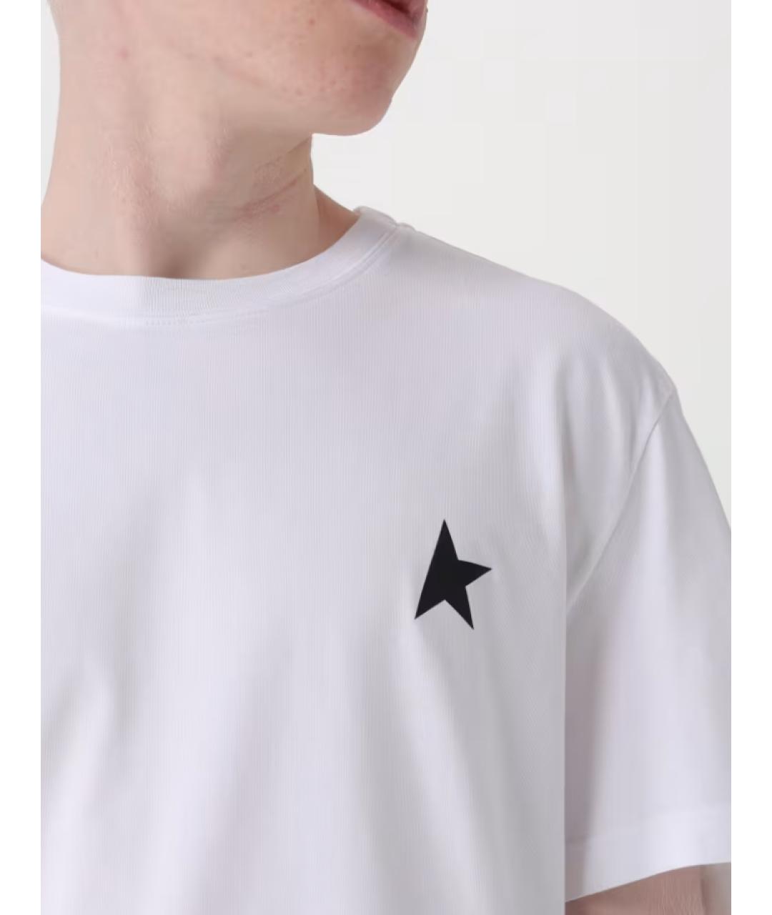 GOLDEN GOOSE DELUXE BRAND Белая футболка, фото 2