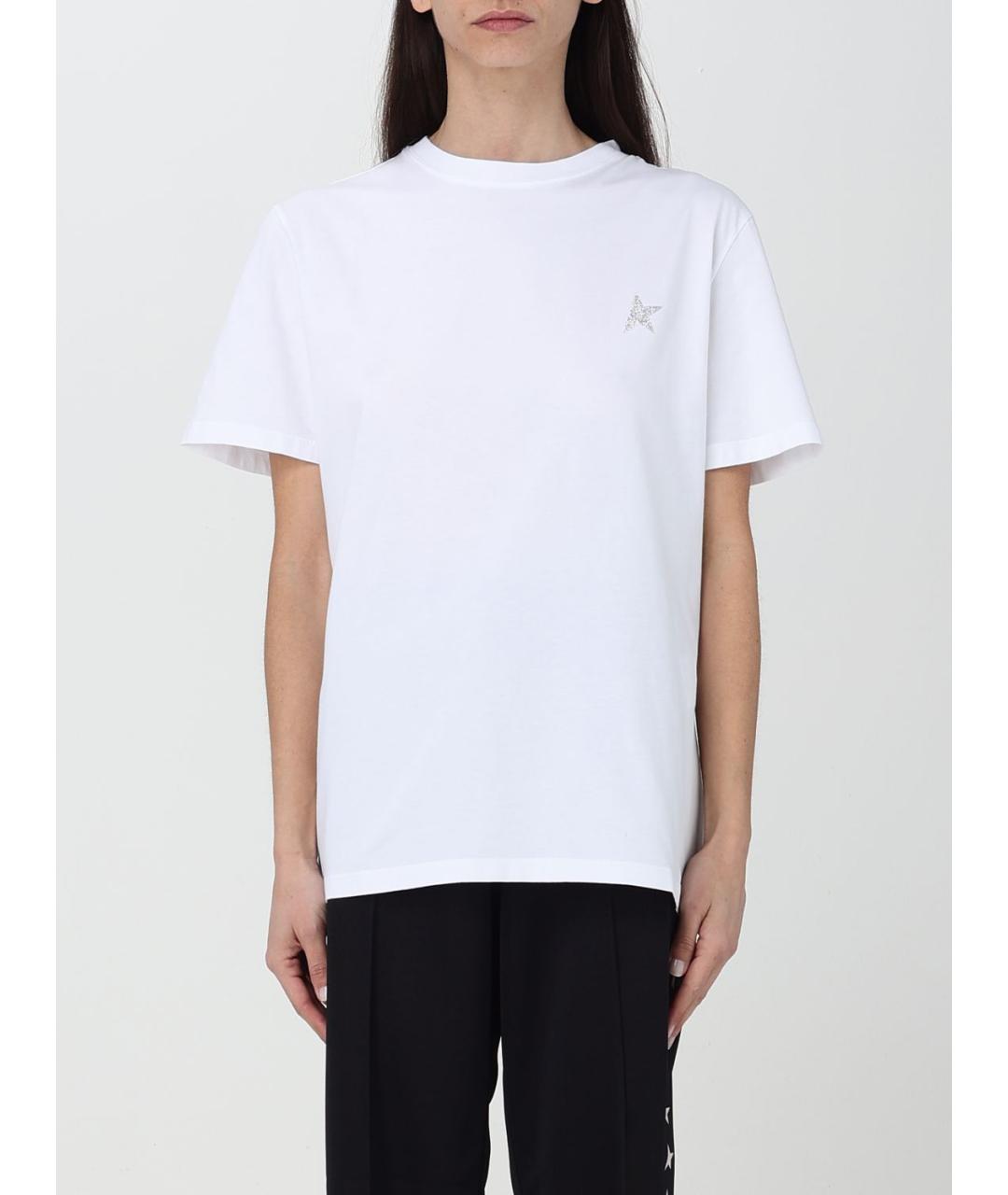GOLDEN GOOSE DELUXE BRAND Белая футболка, фото 2