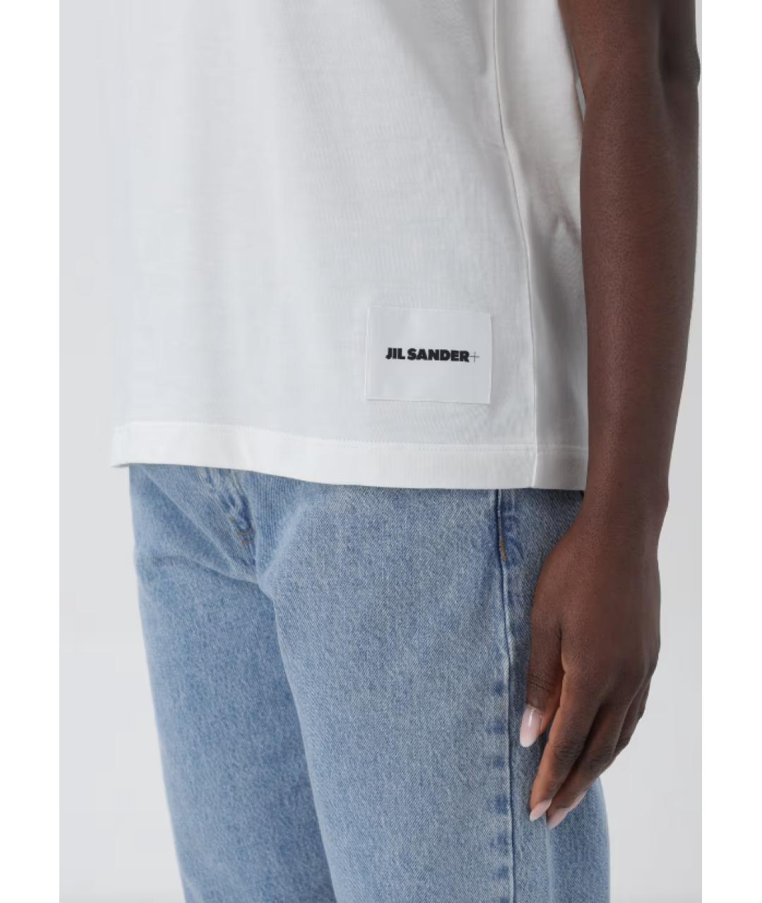 JIL SANDER Белая футболка, фото 6