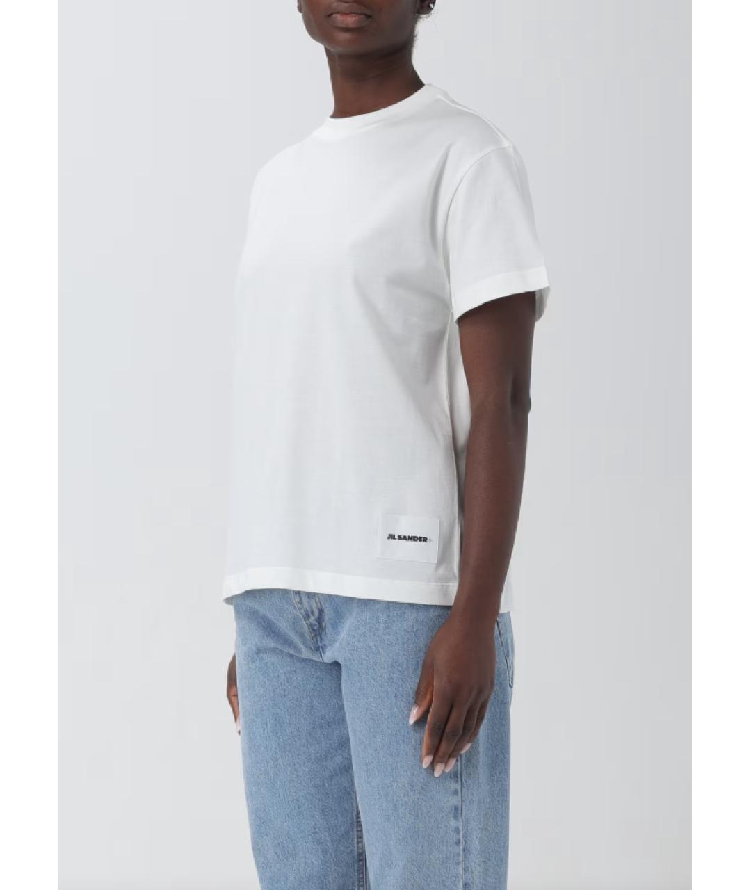 JIL SANDER Белая футболка, фото 5