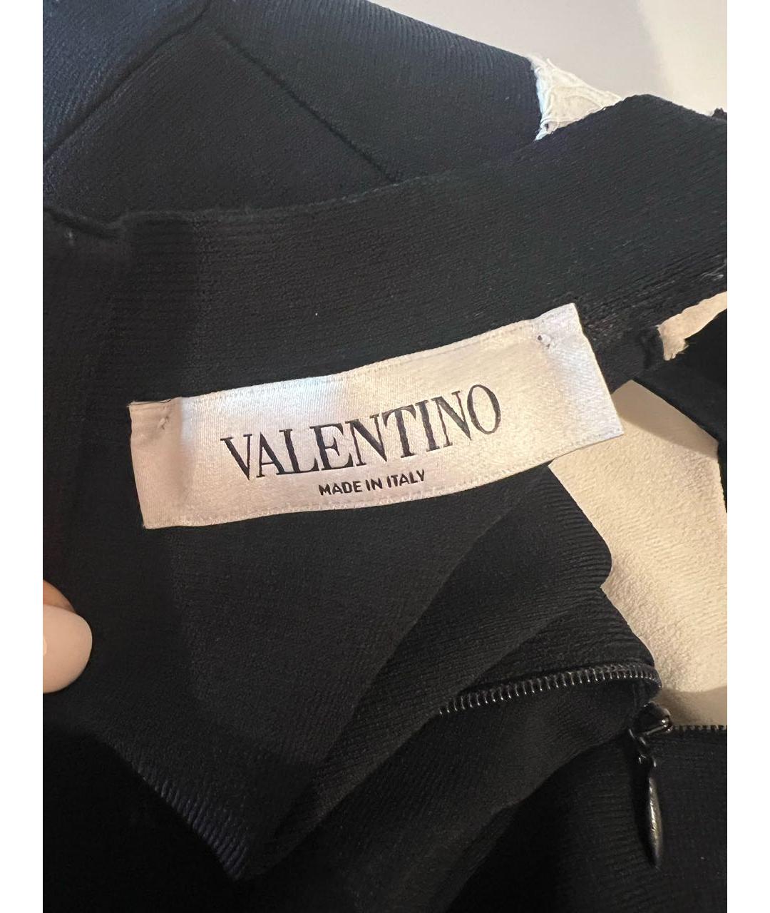 VALENTINO Черное повседневное платье, фото 4