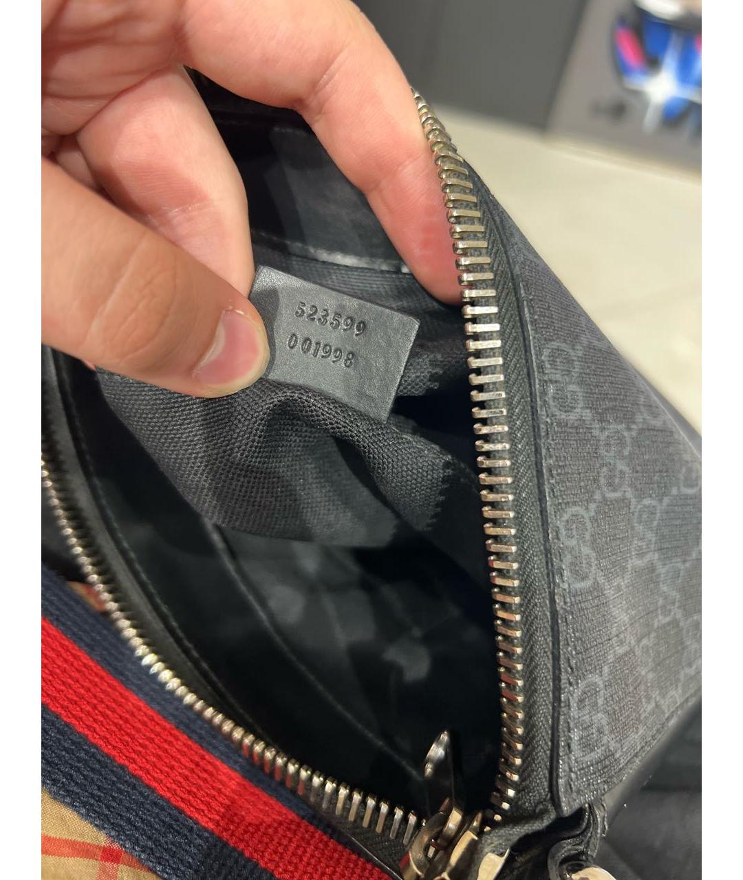 GUCCI Черная сумка на плечо, фото 6