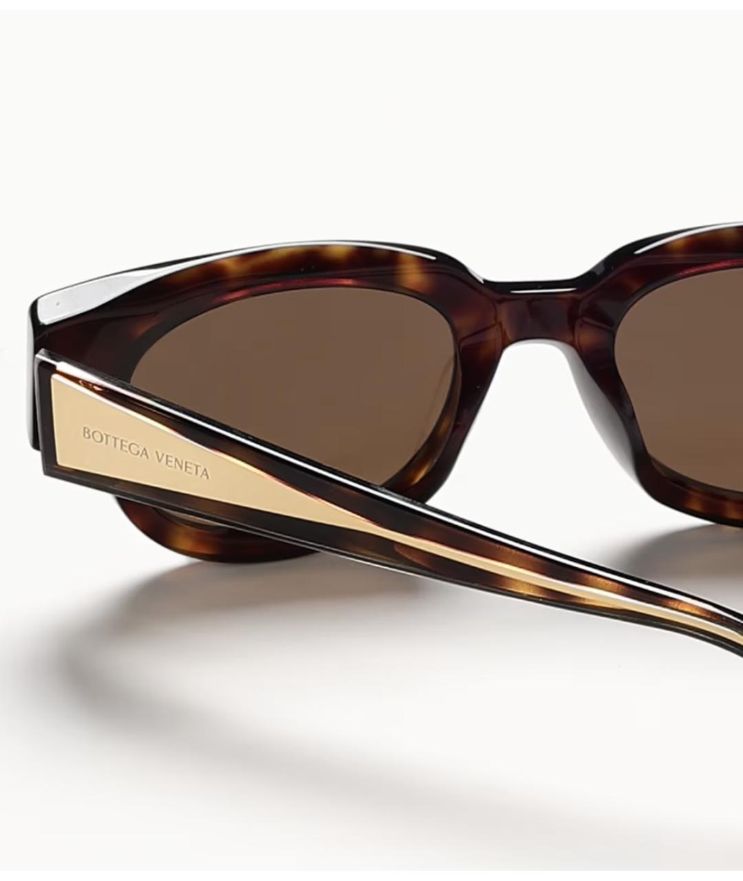 BOTTEGA VENETA Коричневые солнцезащитные очки, фото 4