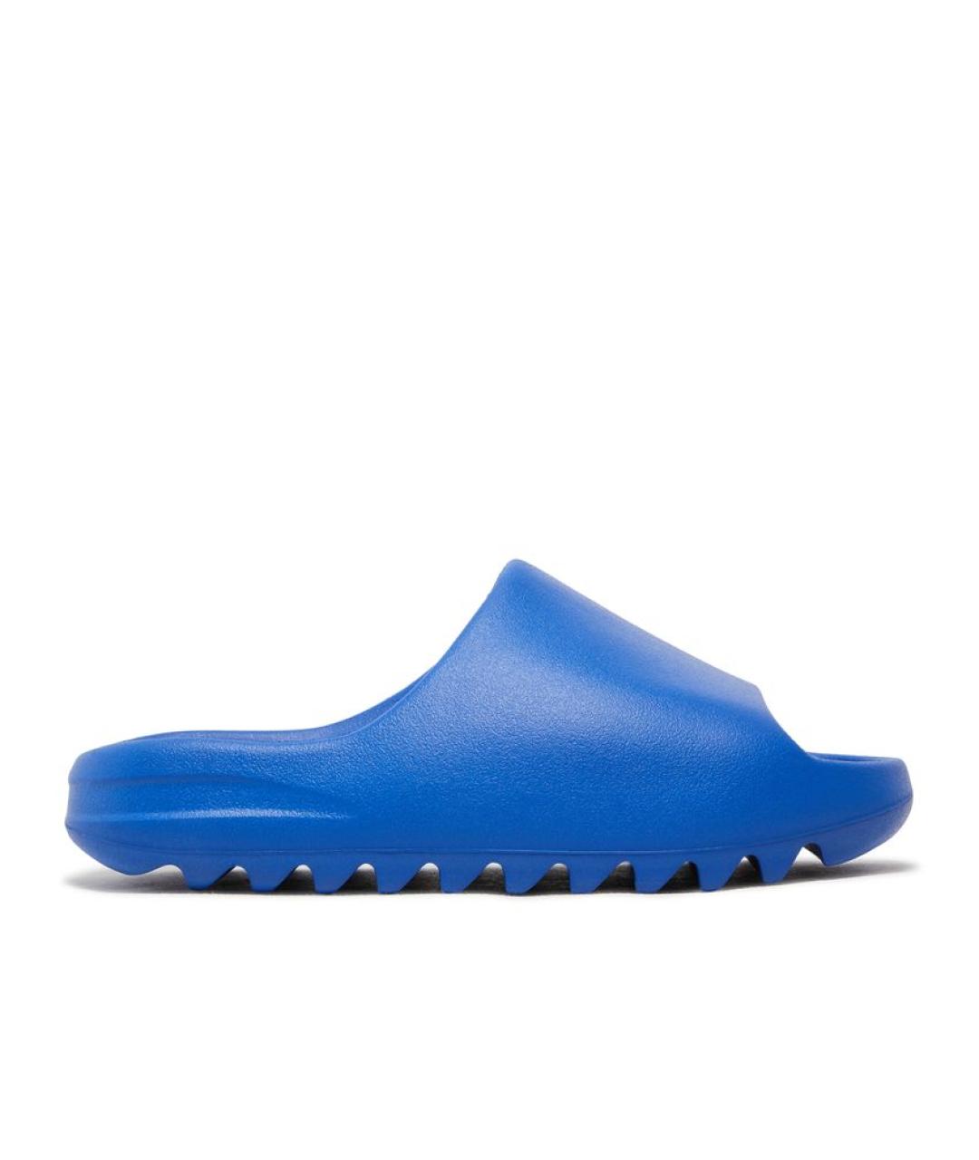ADIDAS YEEZY Синие резиновые сандалии, фото 1