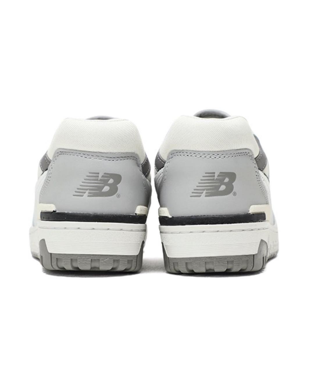 NEW BALANCE Серые кожаные кроссовки, фото 4