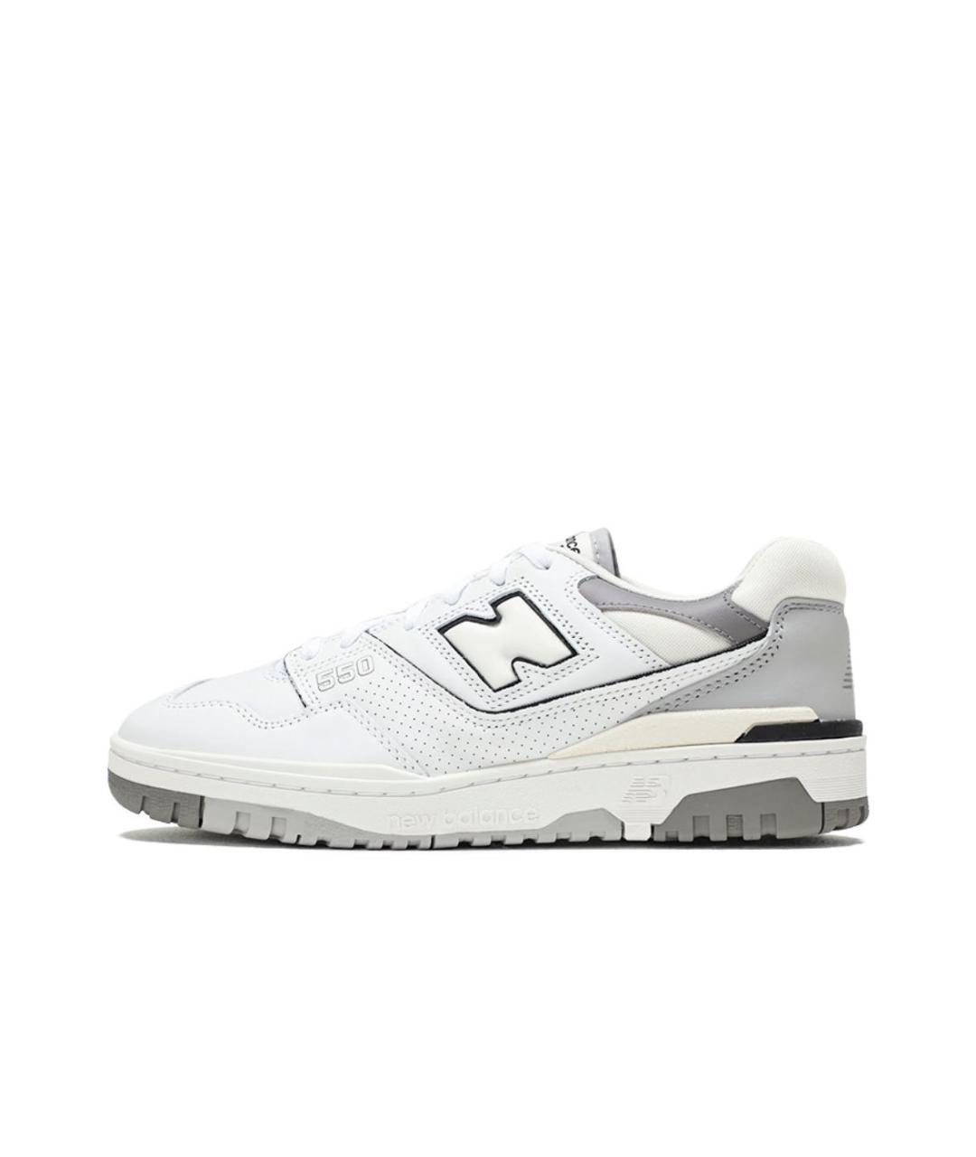 NEW BALANCE Серые кожаные кроссовки, фото 7