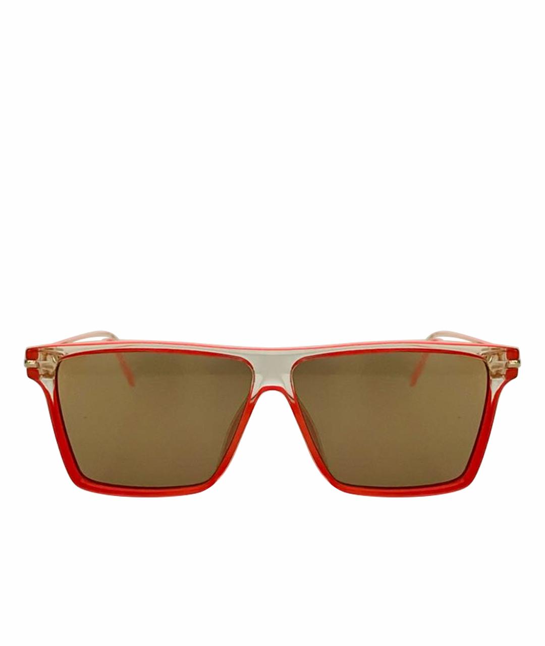 MARC JACOBS Оранжевое пластиковые солнцезащитные очки, фото 1