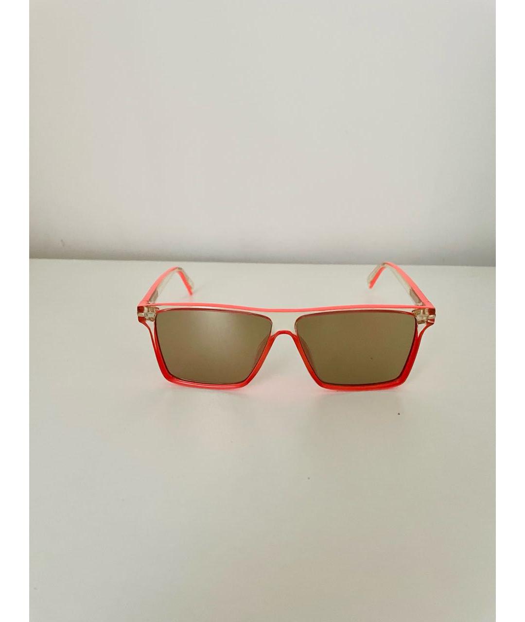 MARC JACOBS Оранжевое пластиковые солнцезащитные очки, фото 7