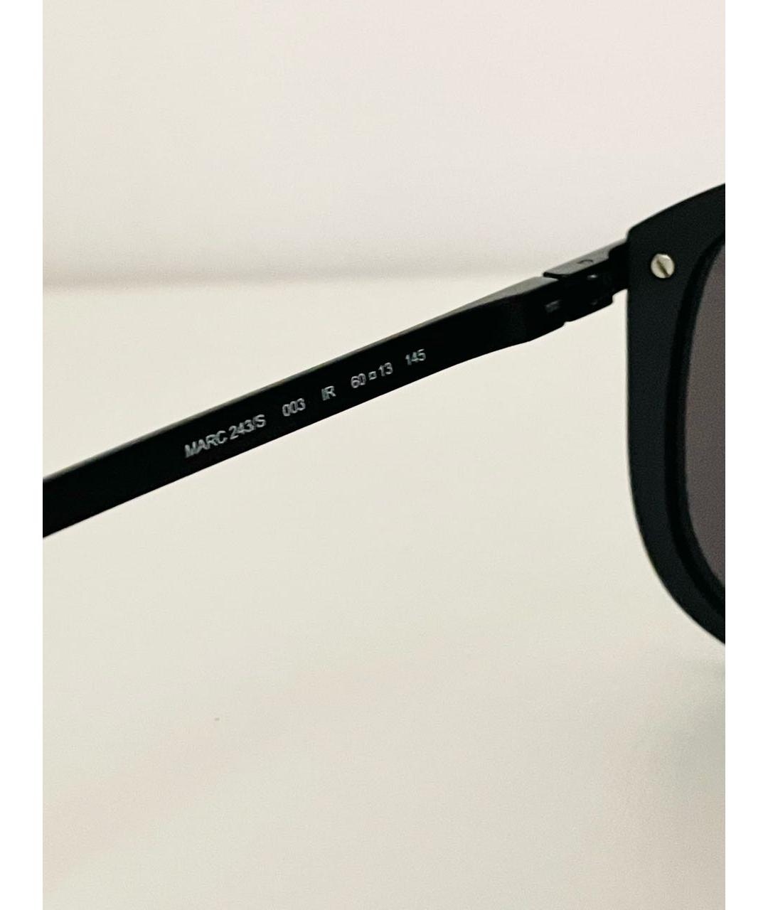 MARC JACOBS Черные металлические солнцезащитные очки, фото 3