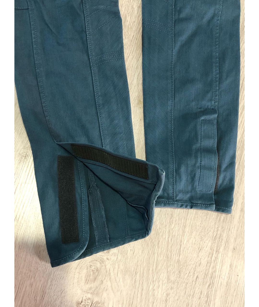 GUCCI Синие хлопковые джинсы скинни, фото 8