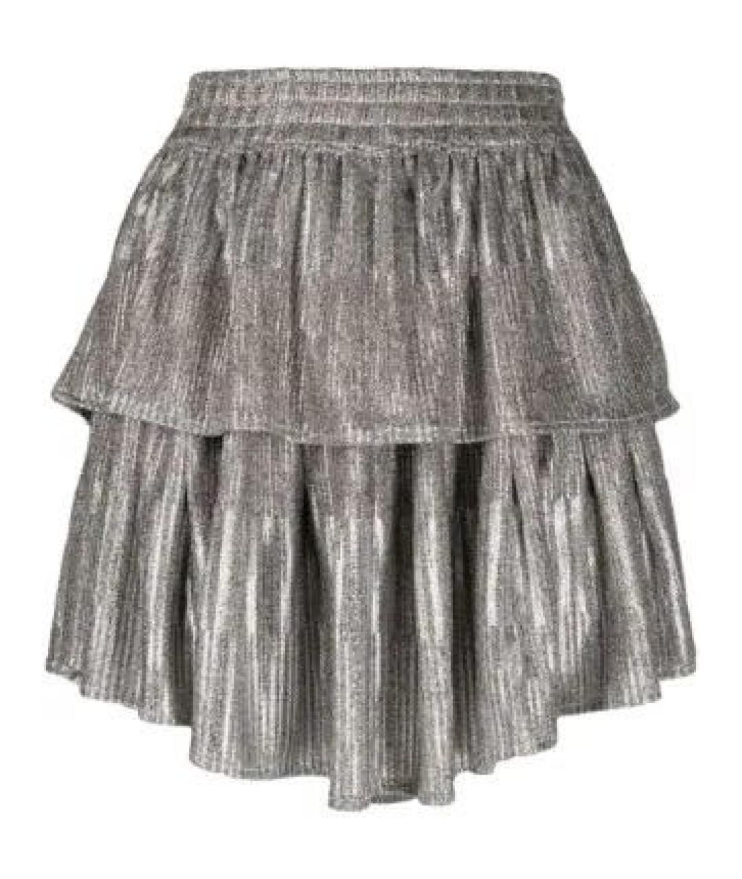 IRO Серебрянный костюм с юбками, фото 2