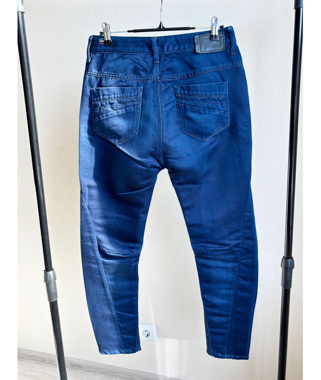 DIESEL Синие хлопко-эластановые джинсы слим, фото 6