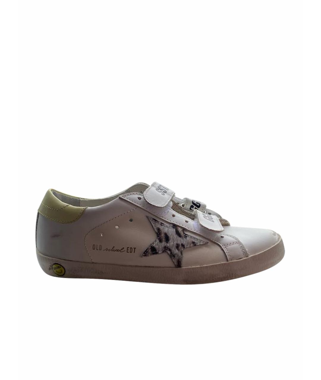 GOLDEN GOOSE DELUXE BRAND Белые кожаные кеды, фото 1