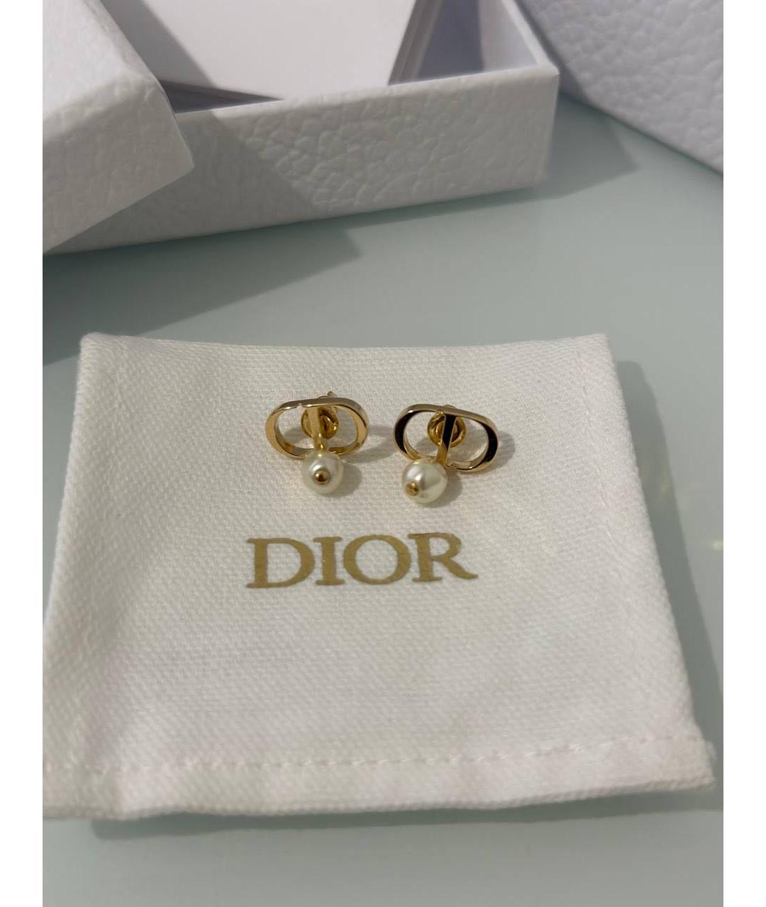 CHRISTIAN DIOR PRE-OWNED Золотые серьги, фото 4