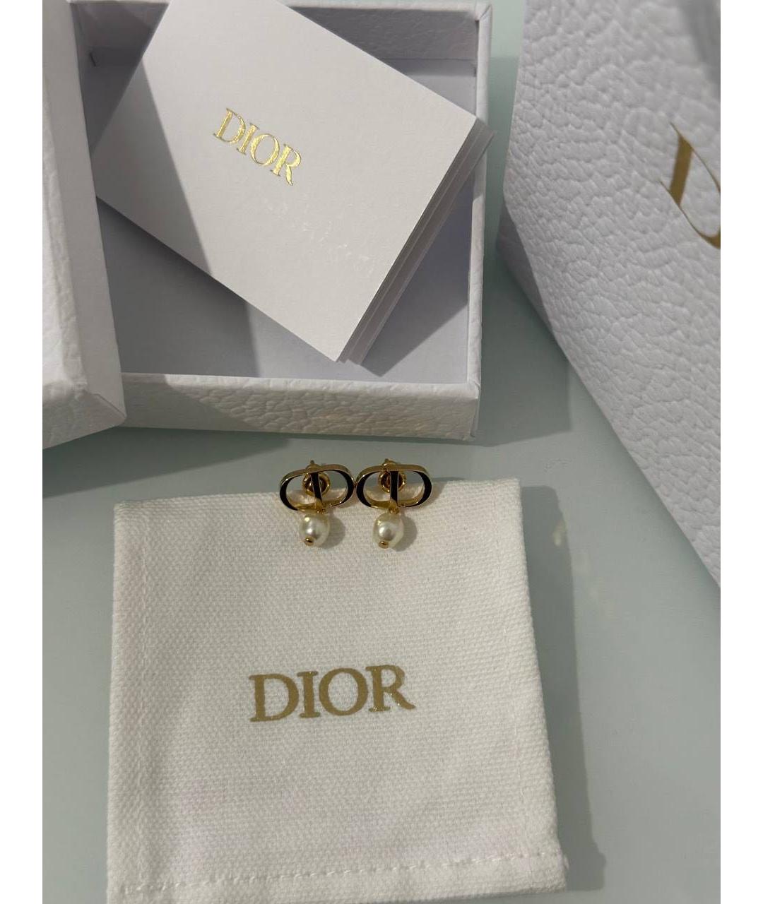 CHRISTIAN DIOR PRE-OWNED Золотые серьги, фото 2