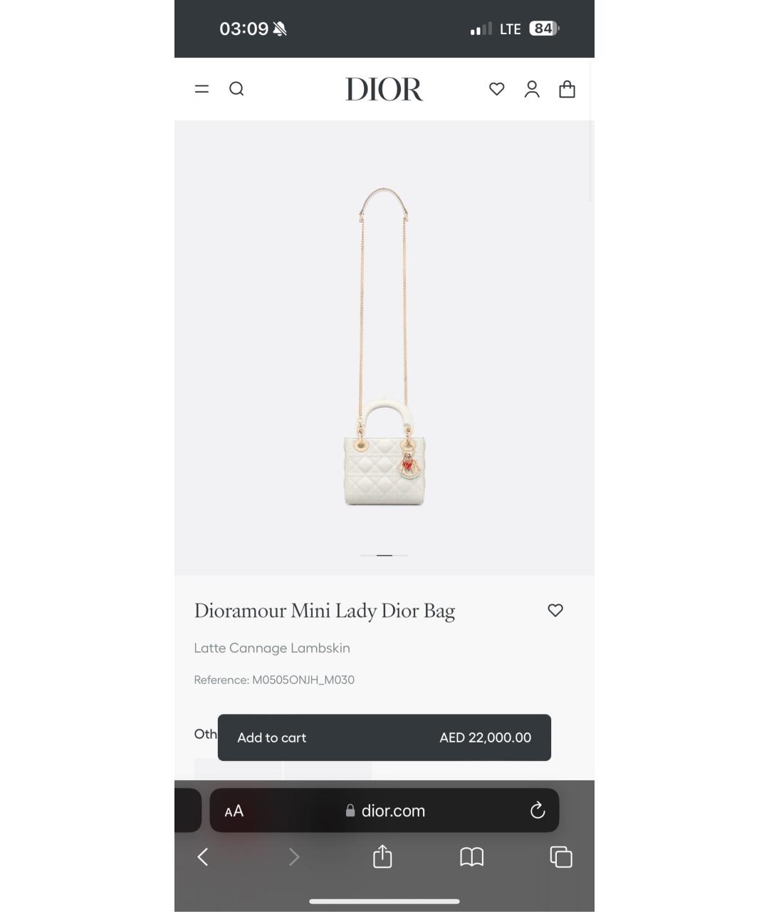 CHRISTIAN DIOR Белая кожаная сумка с короткими ручками, фото 8