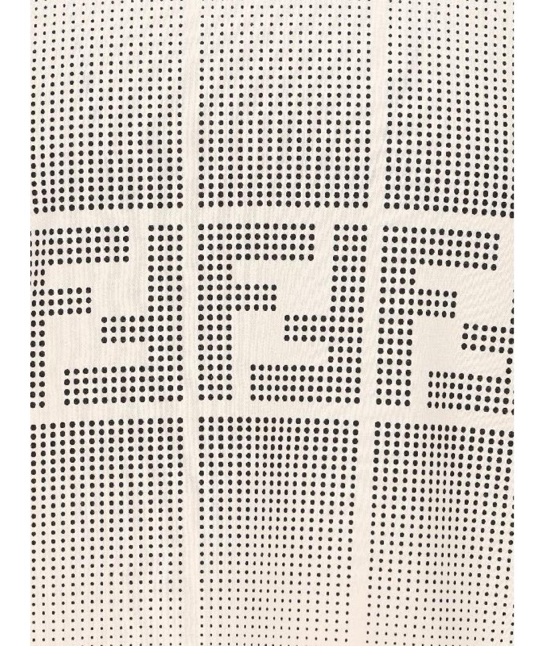 FENDI Бежевая хлопковая футболка, фото 3
