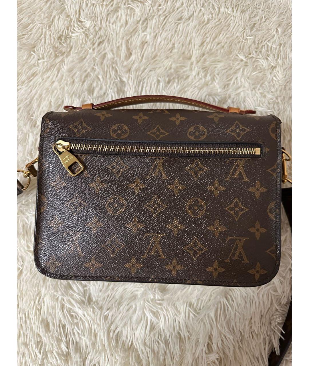 LOUIS VUITTON Коричневая сумка через плечо, фото 3
