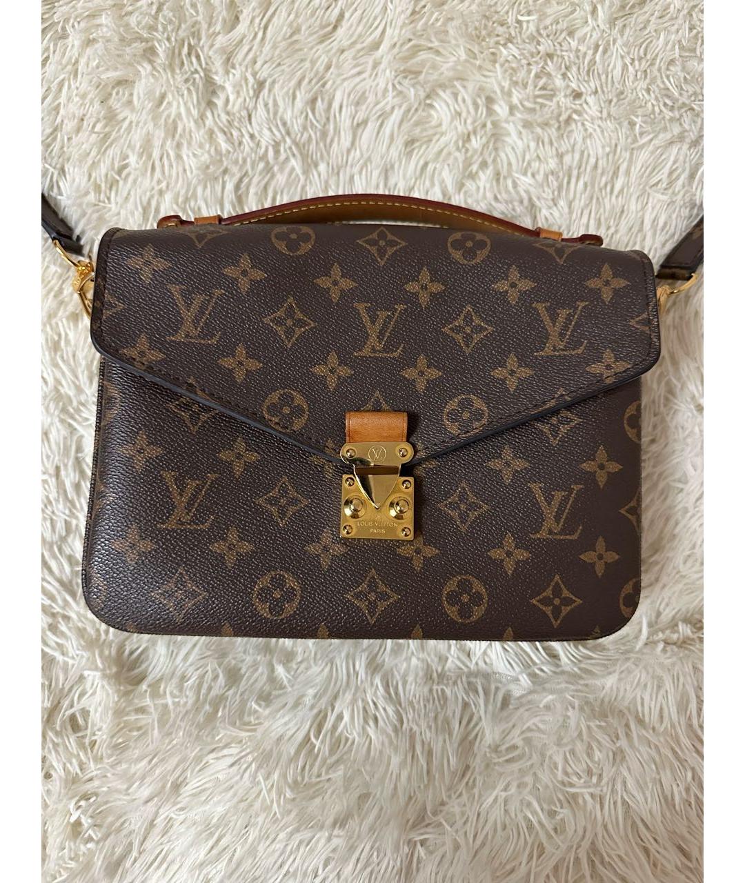 LOUIS VUITTON Коричневая сумка через плечо, фото 5