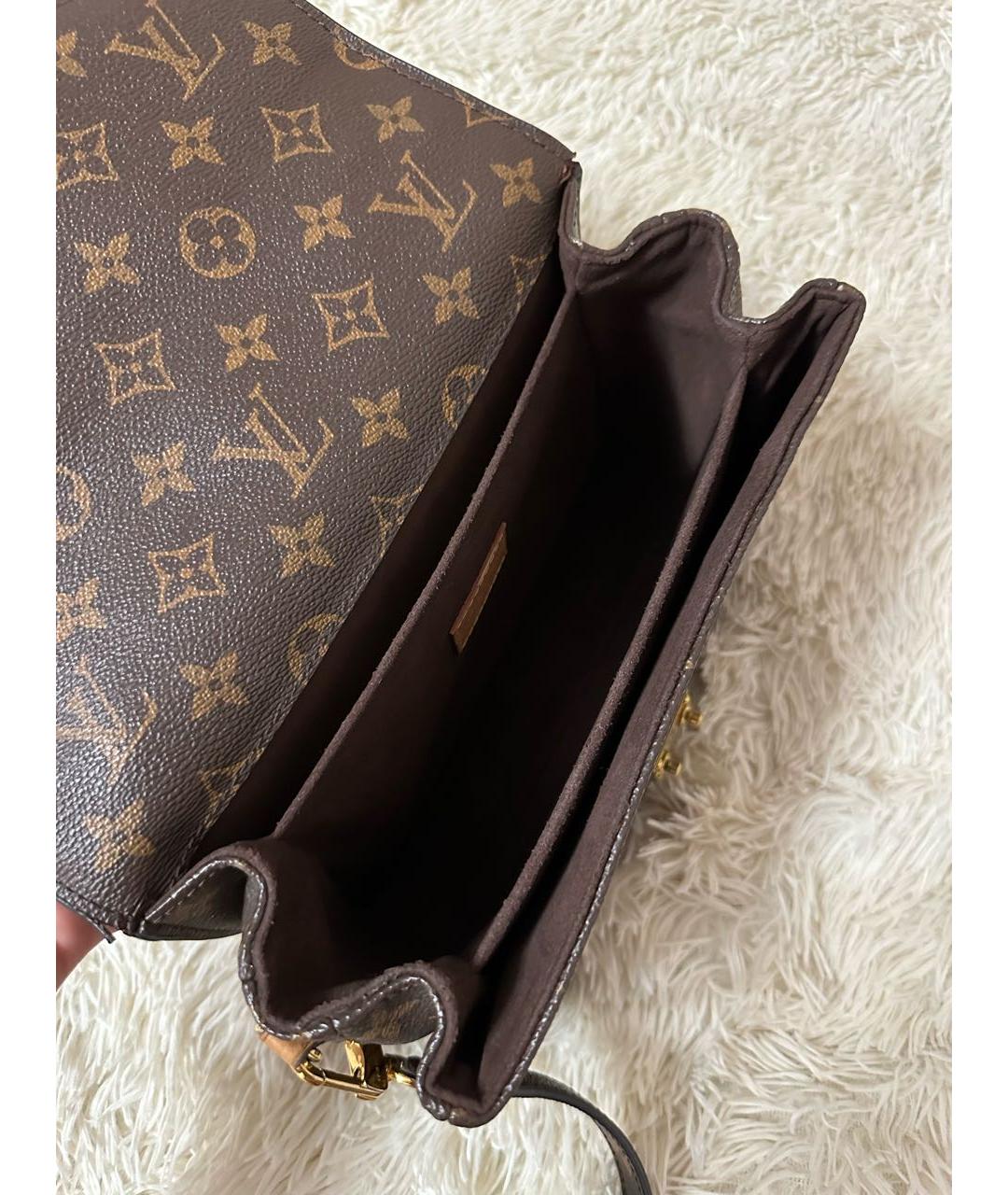 LOUIS VUITTON Коричневая сумка через плечо, фото 4