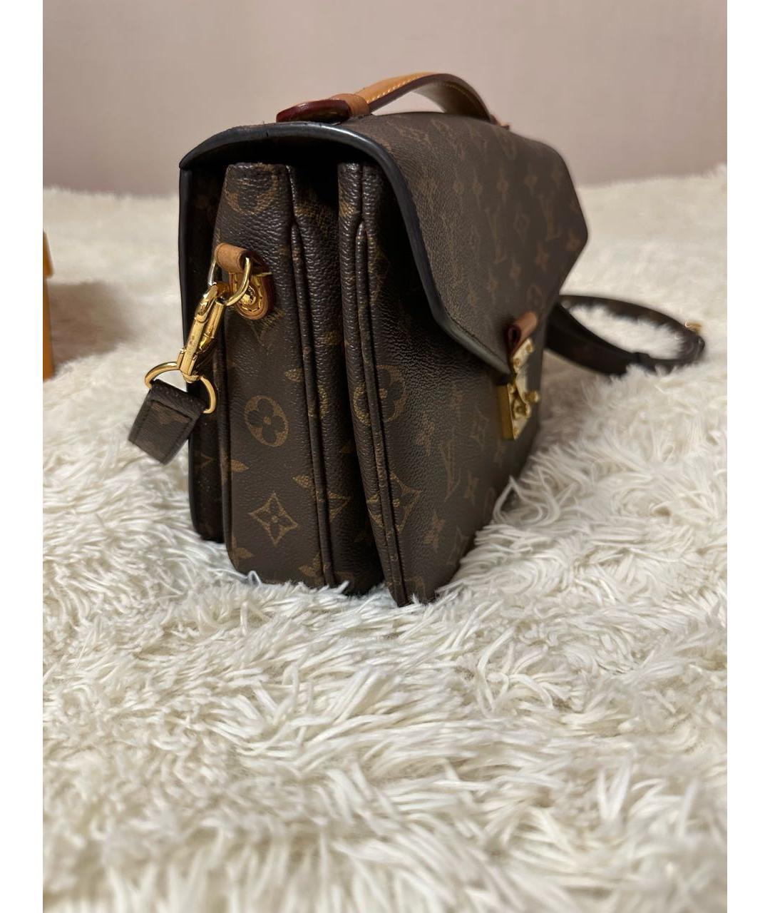 LOUIS VUITTON Коричневая сумка через плечо, фото 2