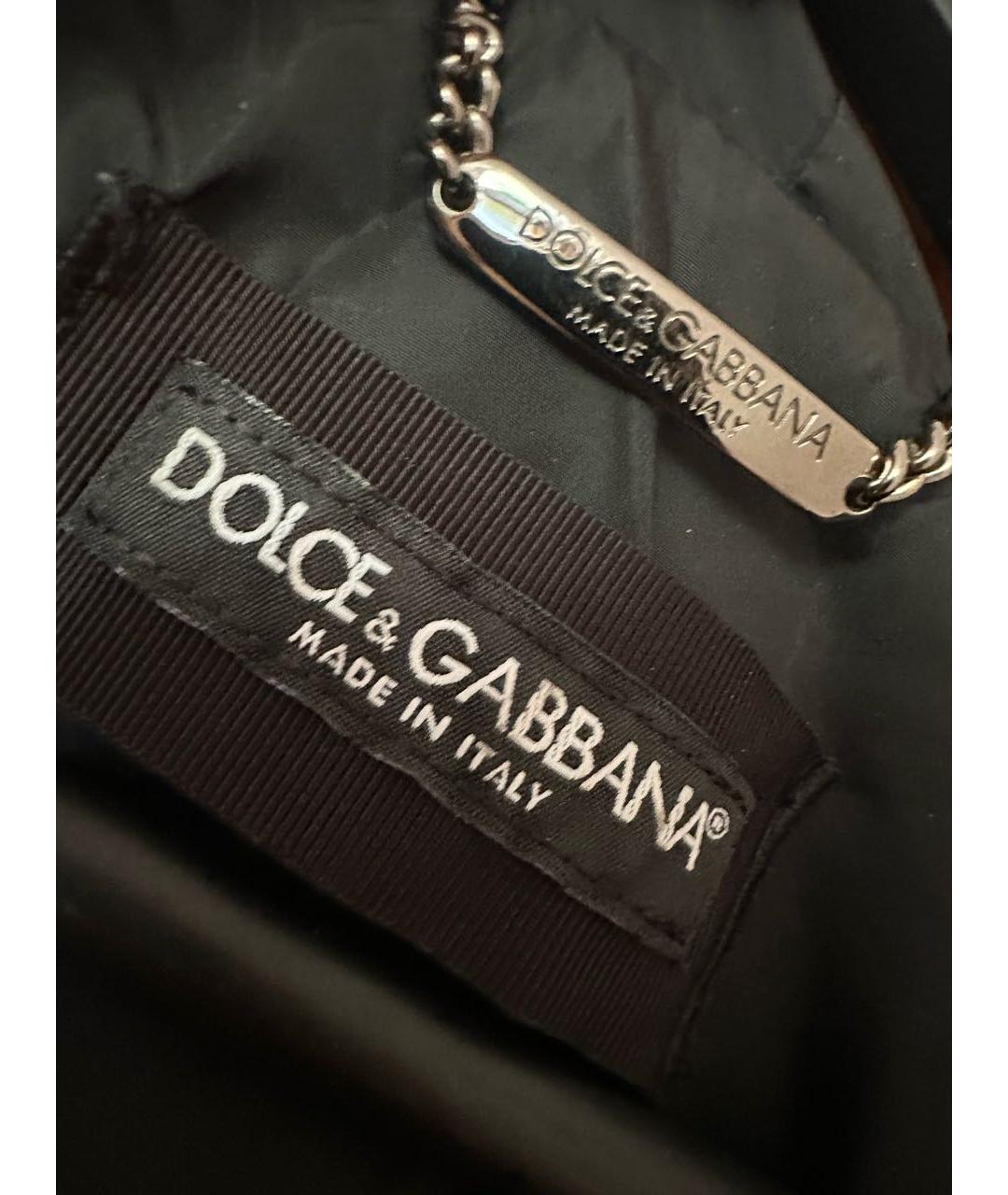 DOLCE&GABBANA Черная полиамидовая куртка, фото 3