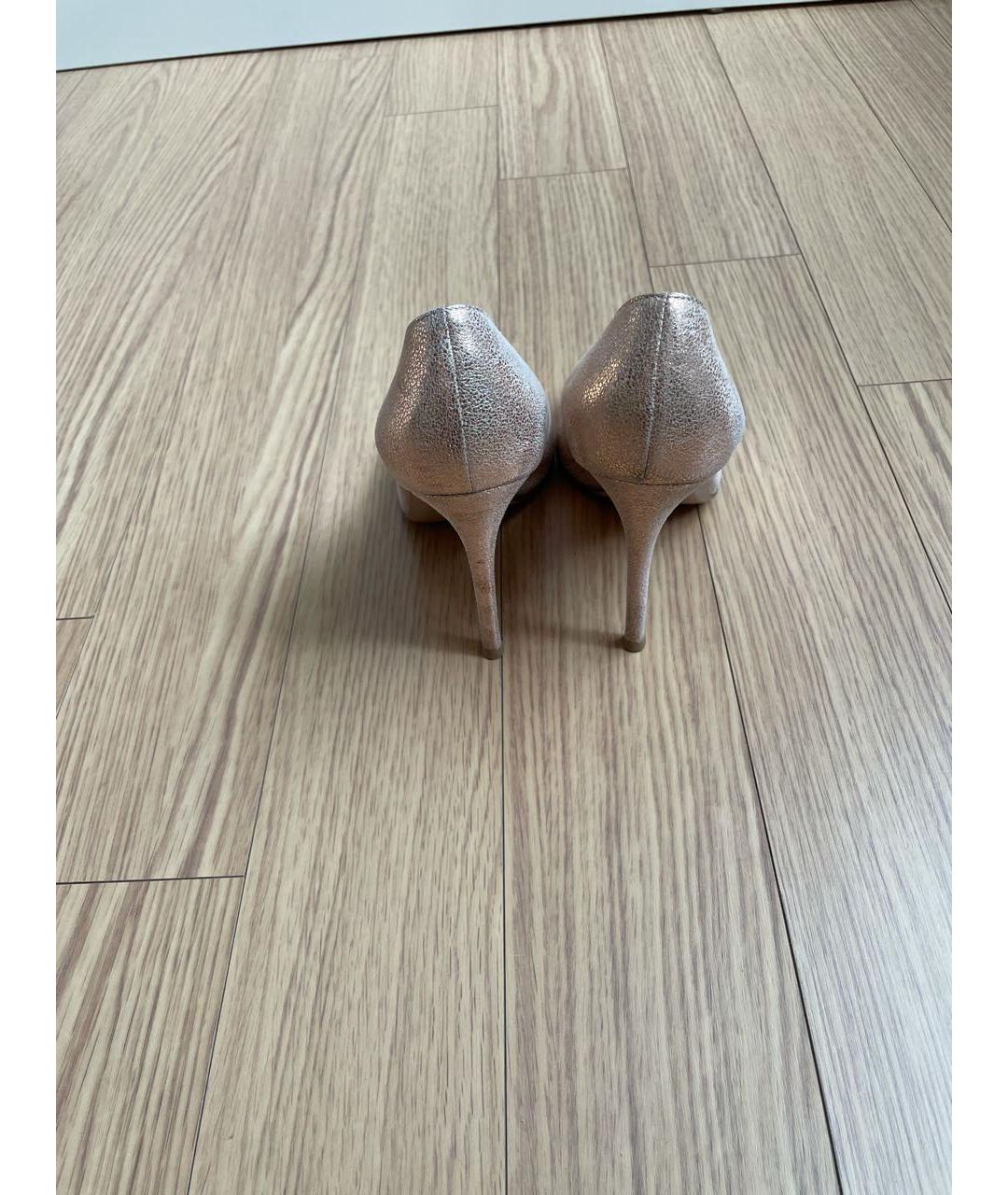 GIANVITO ROSSI Розовые кожаные туфли, фото 3