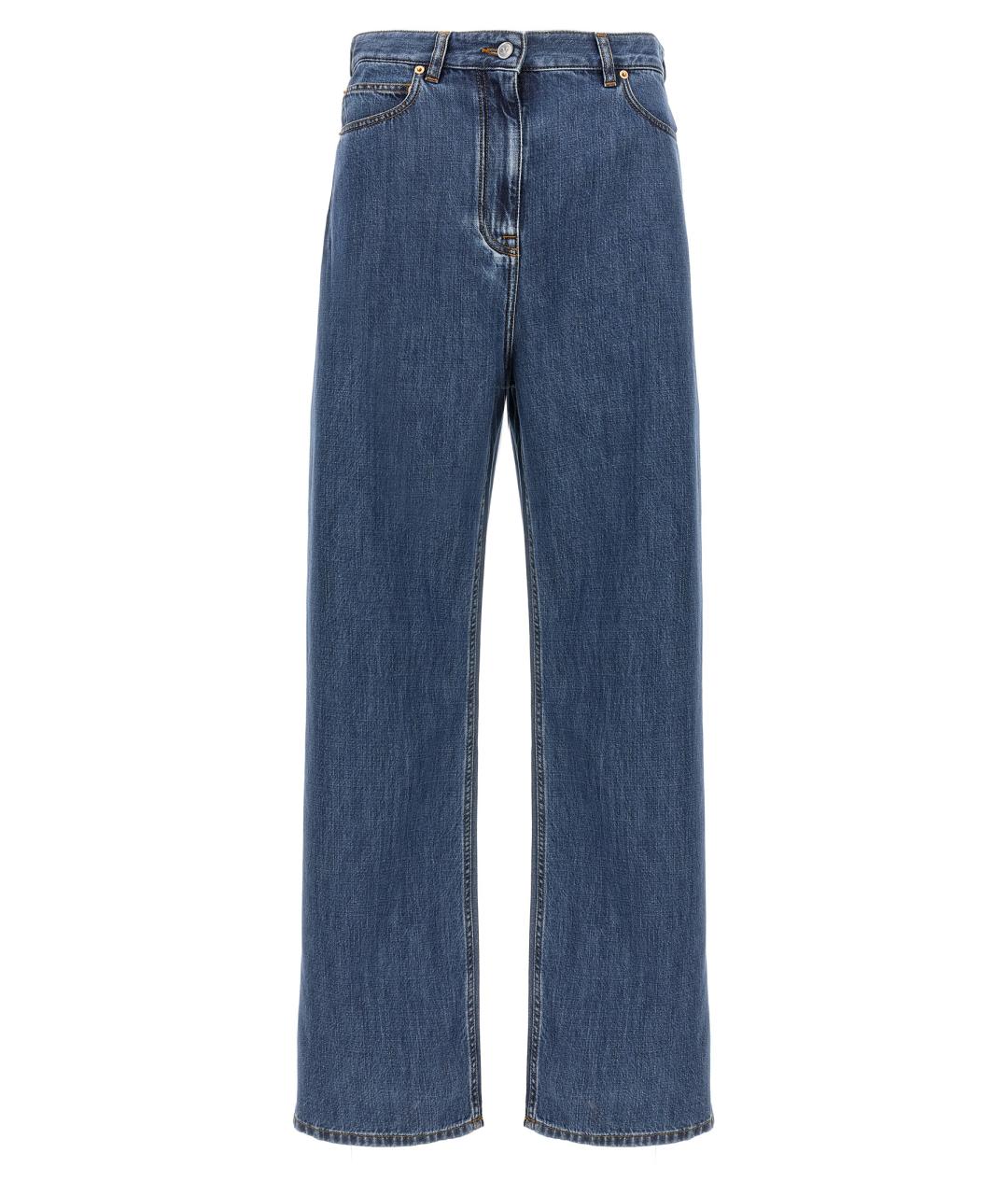 VALENTINO Синие прямые джинсы, фото 1