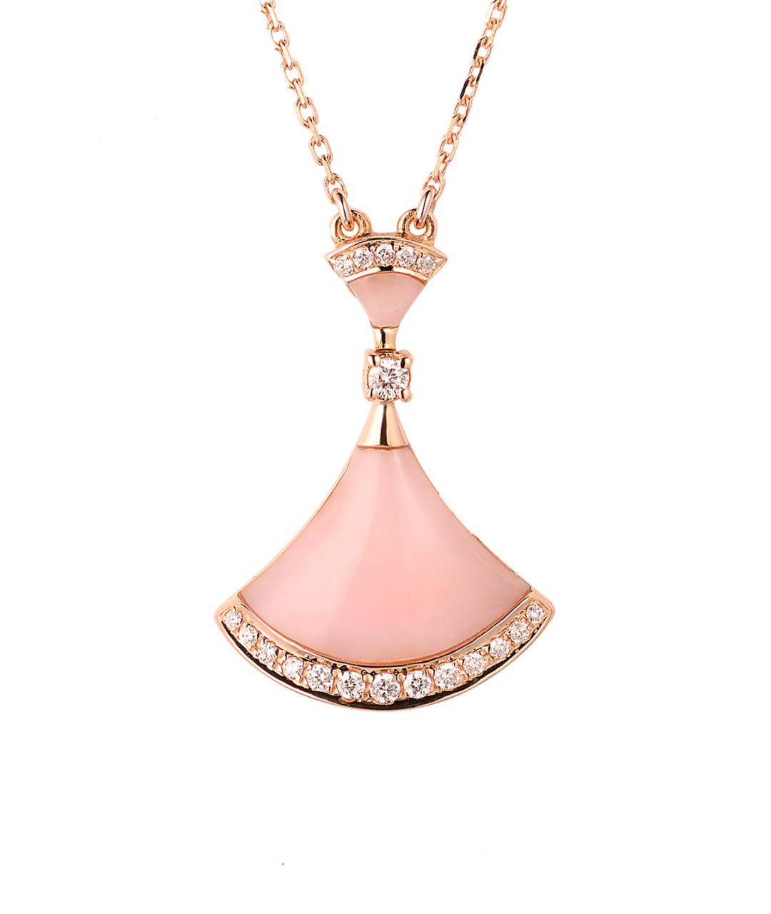 BVLGARI Золотая подвеска из розового золота, фото 2