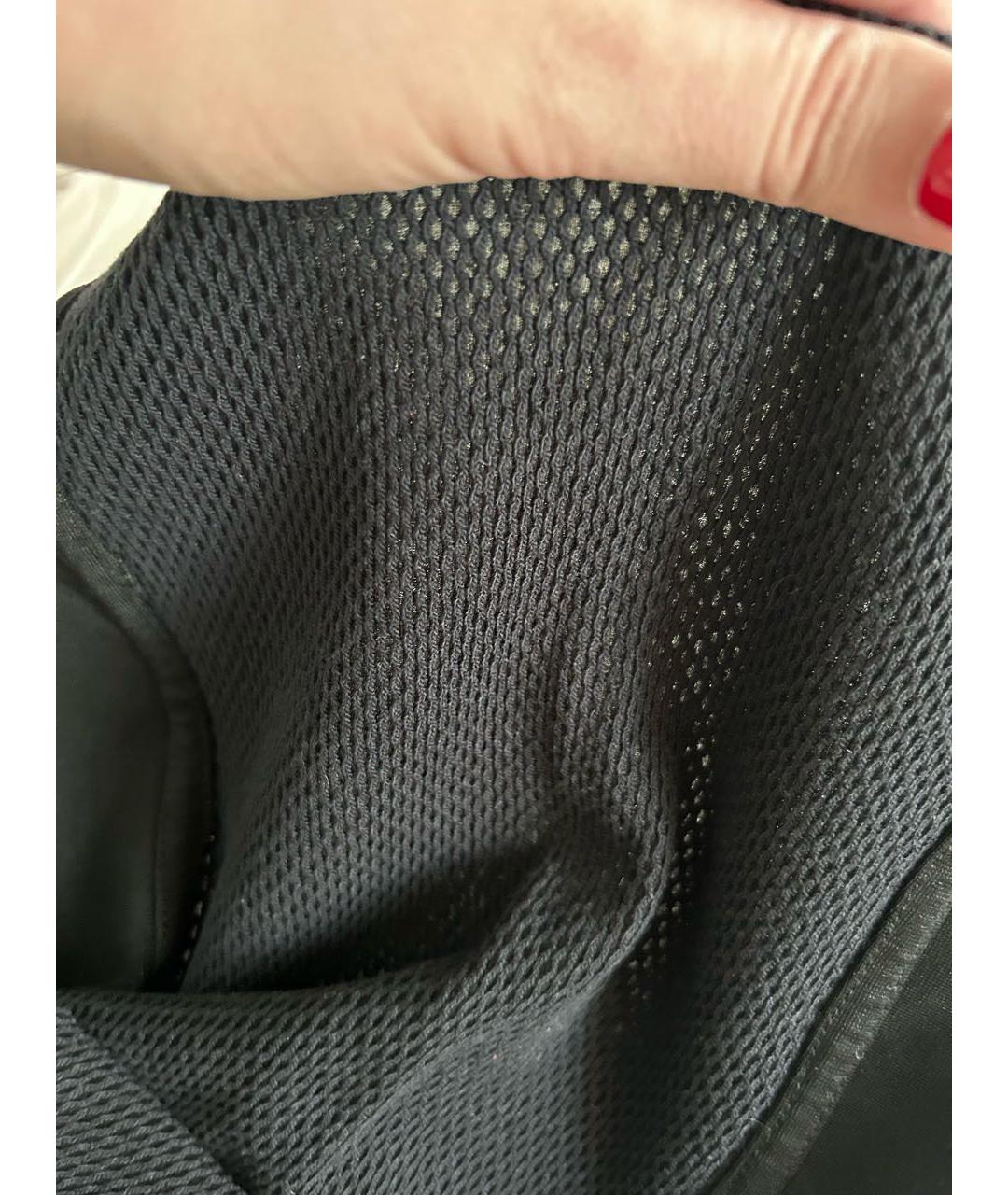 BURBERRY Черная вискозная юбка миди, фото 4