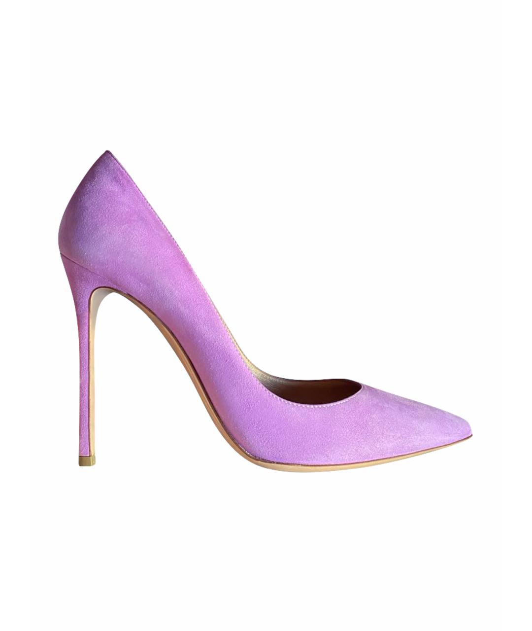 VETIVER Фиолетовые кожаные туфли, фото 1