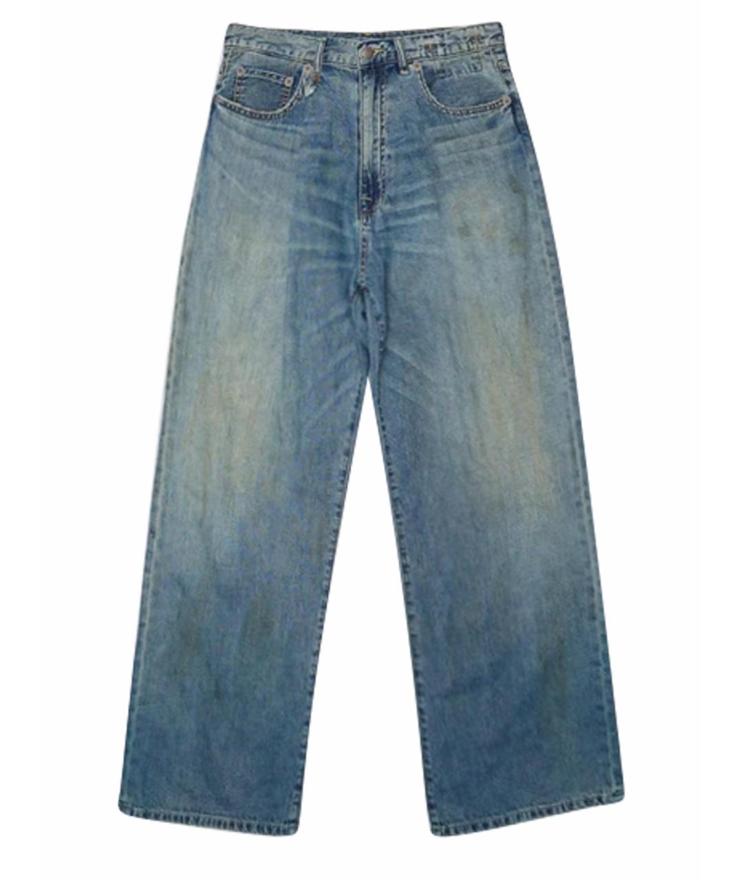 R13 Темно-синие прямые джинсы, фото 1