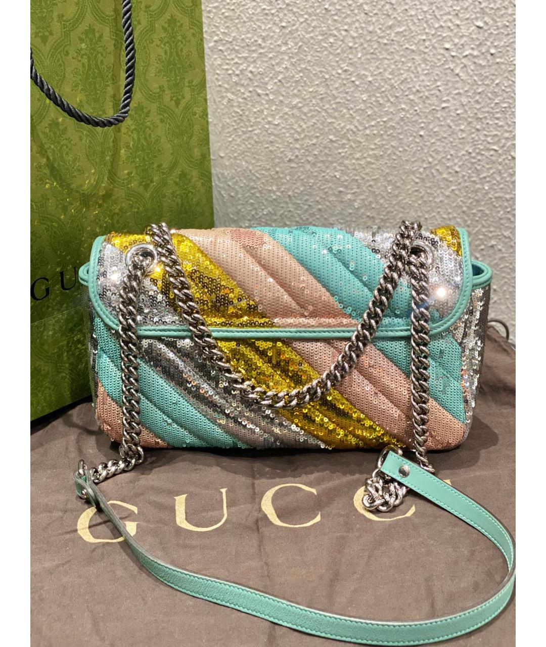 GUCCI Мульти синтетическая сумка через плечо, фото 3