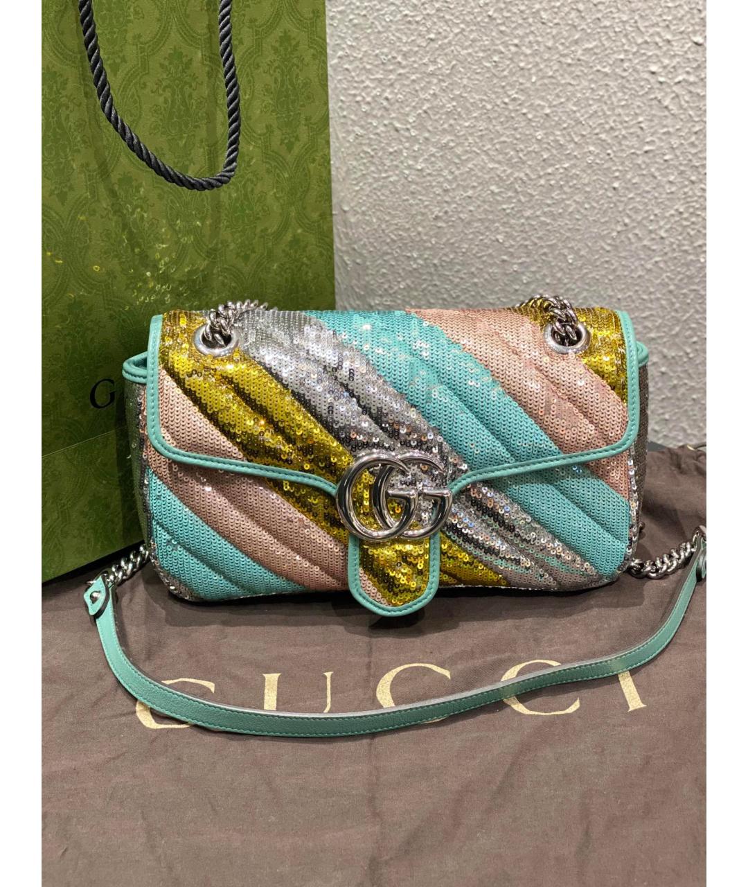 GUCCI Мульти синтетическая сумка через плечо, фото 10