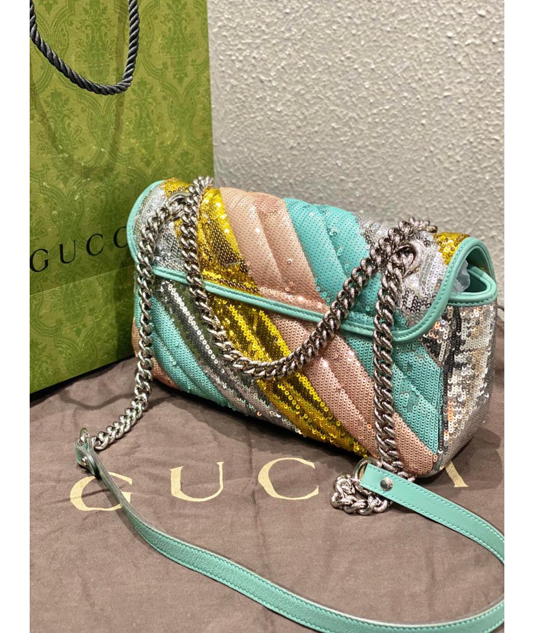 GUCCI Мульти синтетическая сумка через плечо, фото 4