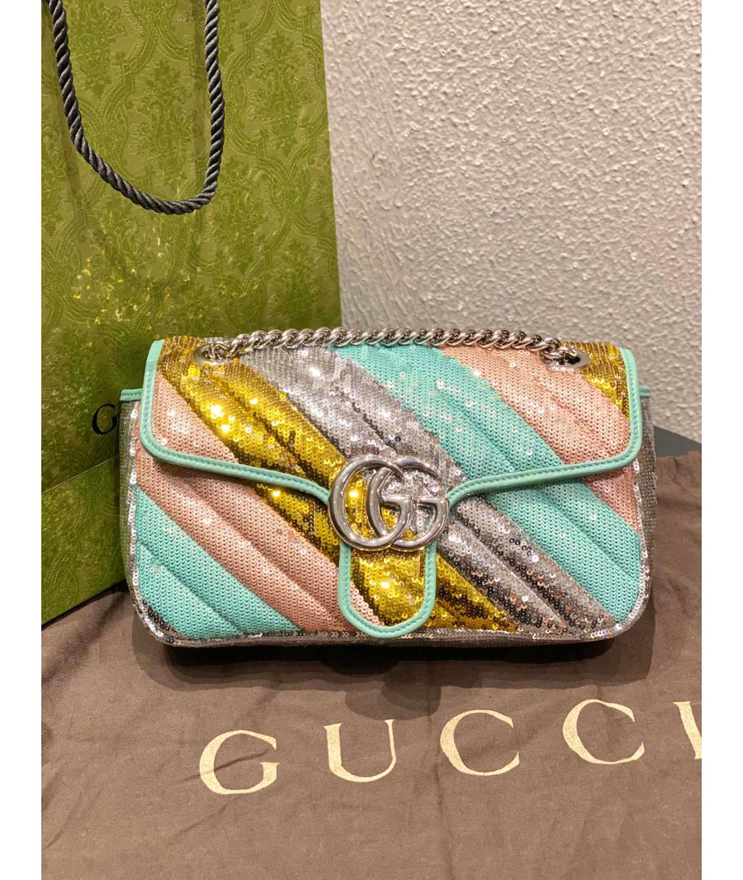 GUCCI Мульти синтетическая сумка через плечо, фото 7
