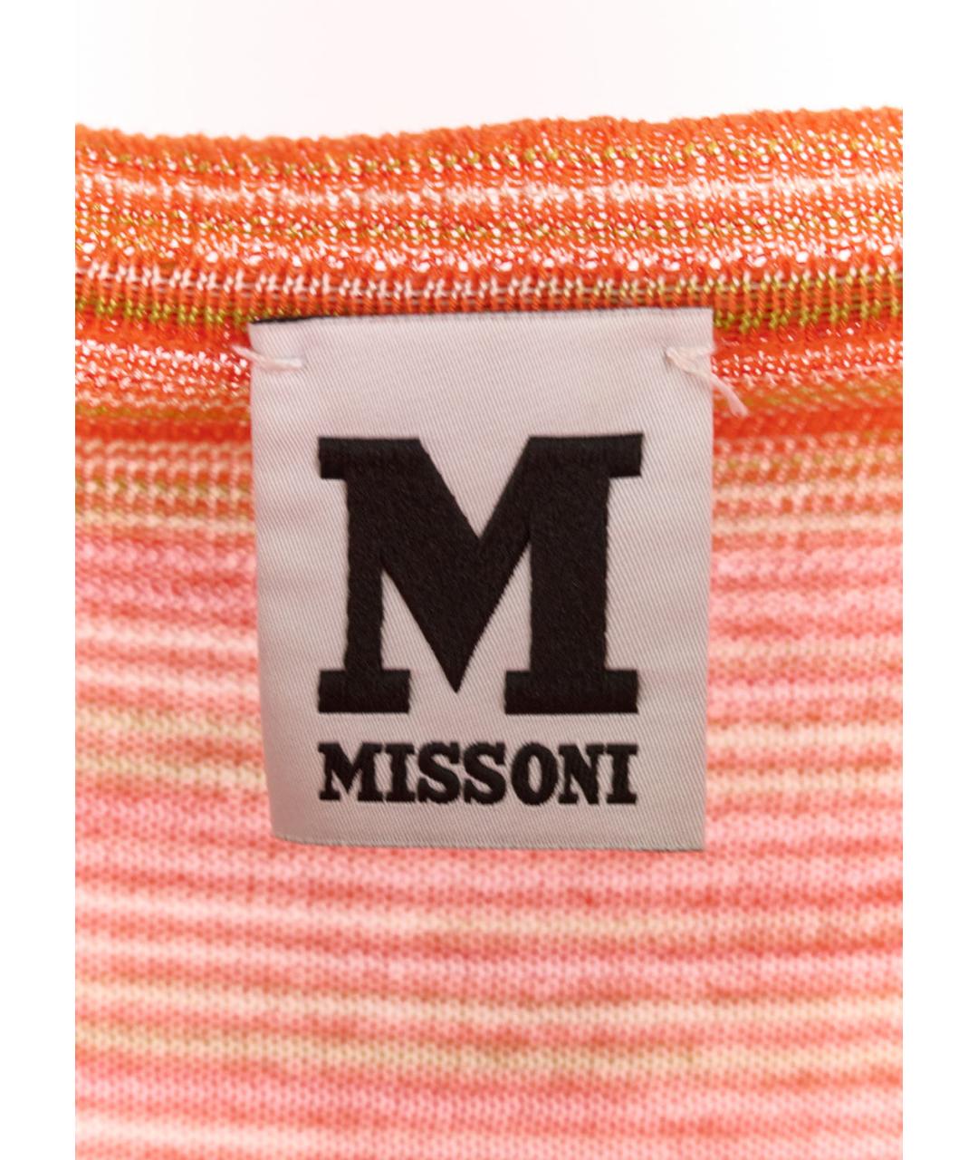 MISSONI Оранжевая вискозная футболка, фото 3