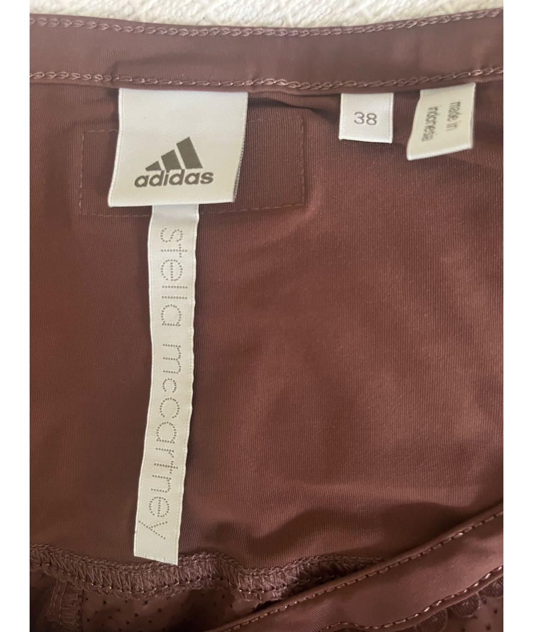 ADIDAS BY STELLA MCCARTNEY Коричневое полиэстеровое платье, фото 3