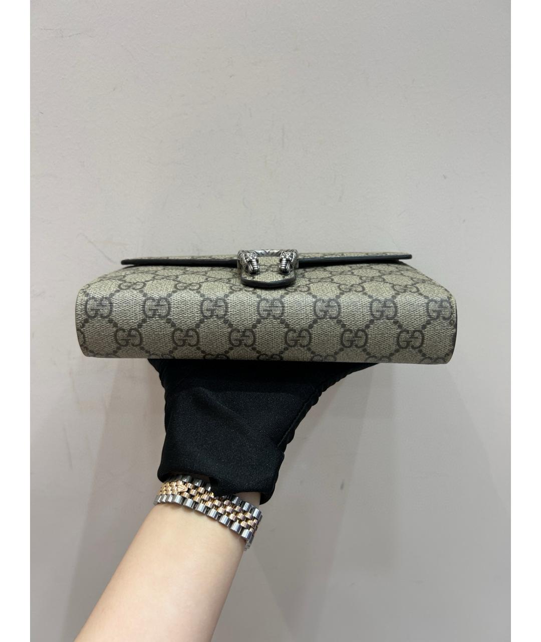 GUCCI Кожаная сумка через плечо, фото 4