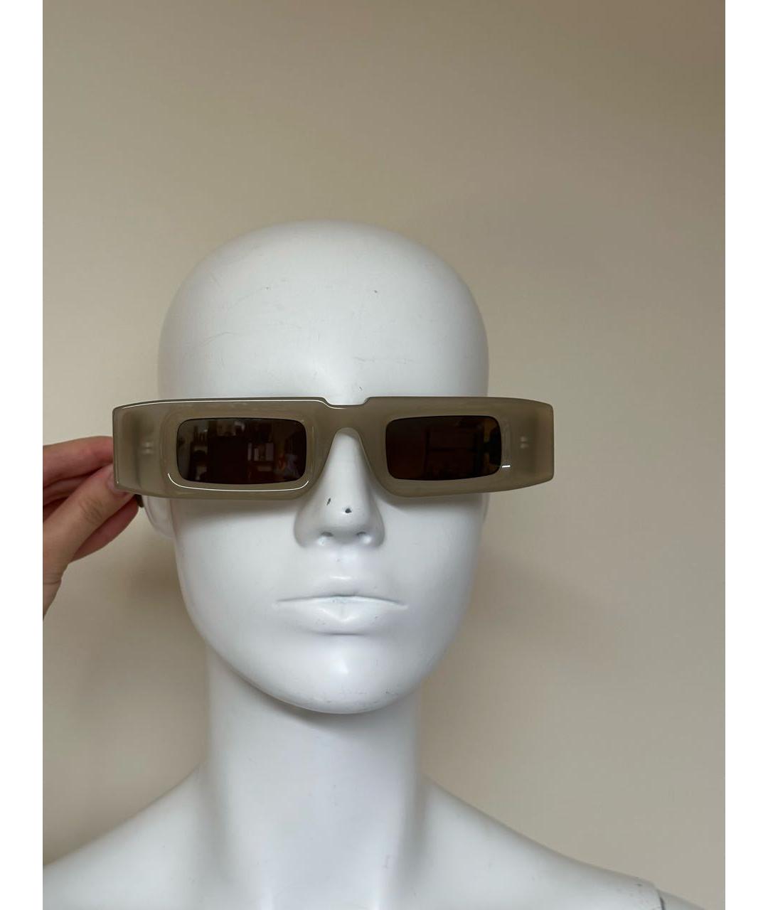 KUBORAUM Бежевые пластиковые солнцезащитные очки, фото 2